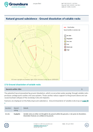 Phase 1 and 2 Geo-Environmental Report Part 2 (Groundsure), dated 26.04.2024